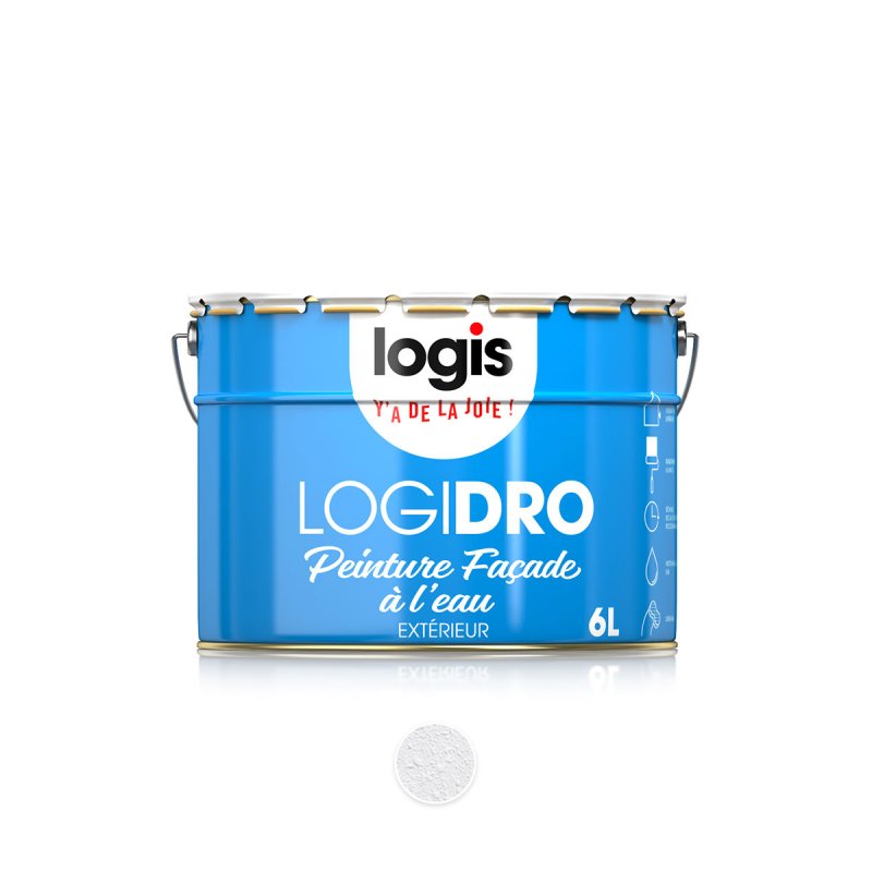 Logidro Peinture faade  l'eau 6L